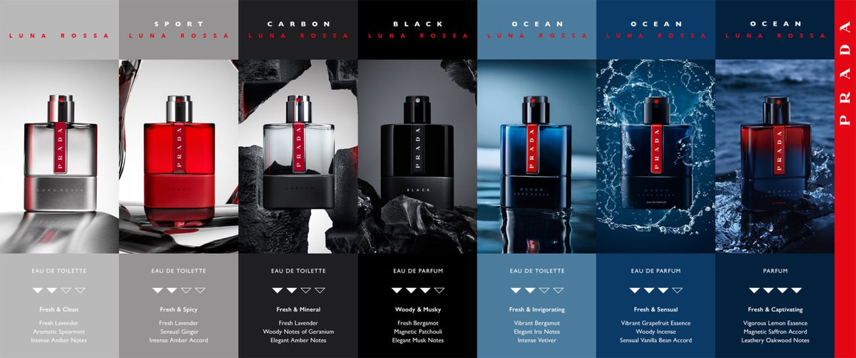 Prada Luna Rossa Black Eau de Parfum rechargeable